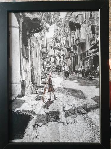 Print of Photorealism Cities Drawings by Konstantinos dermatas