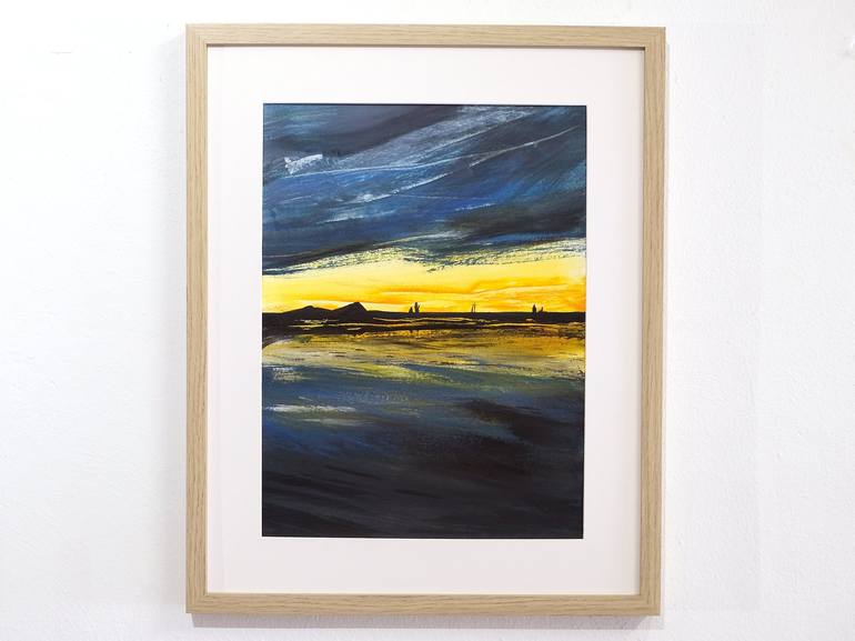 Original Minimalism Landscape Painting by Oleksii Zhukov