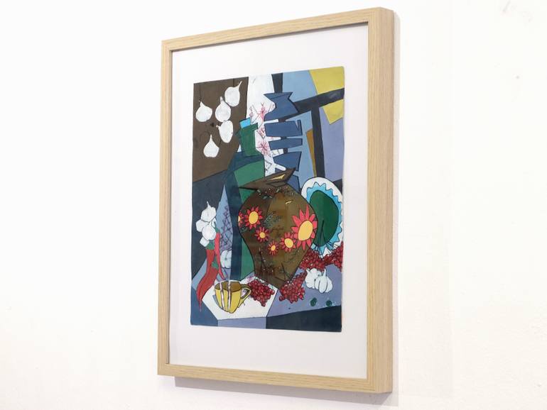 Original Minimalism Still Life Painting by Oleksiy Zhukov