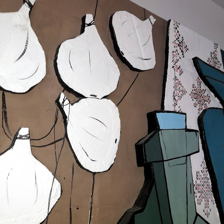 Original Minimalism Still Life Mixed Media by Oleksiy Zhukov