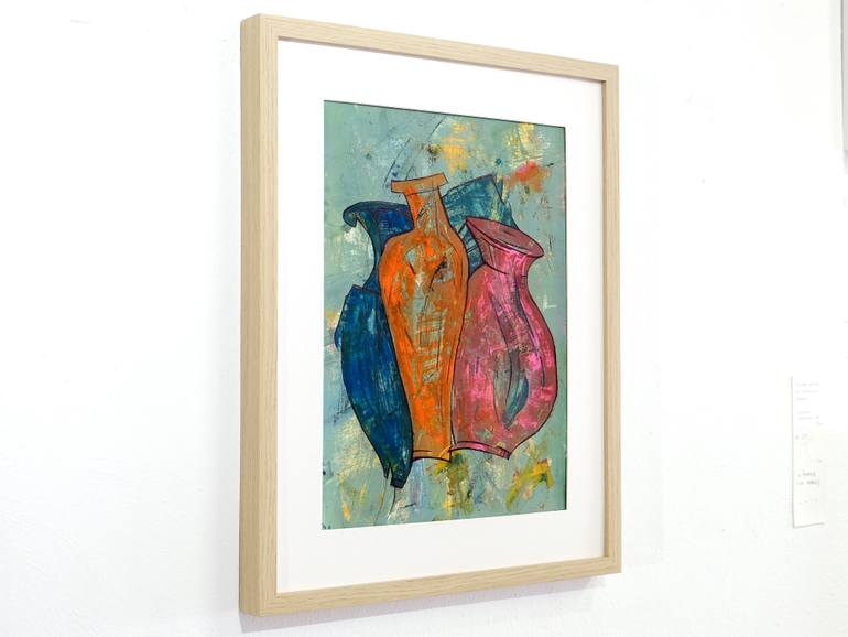 Original Minimalism Still Life Painting by Oleksiy Zhukov