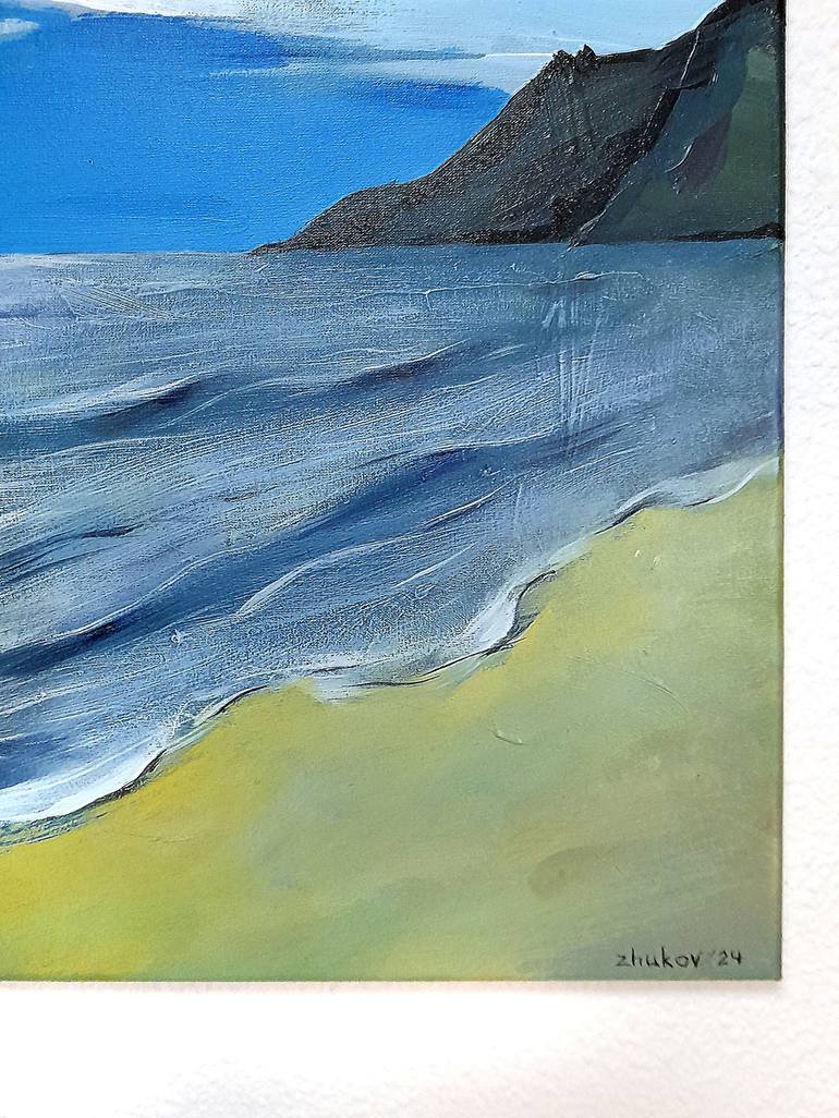 Original Surrealism Seascape Painting by Oleksii Zhukov
