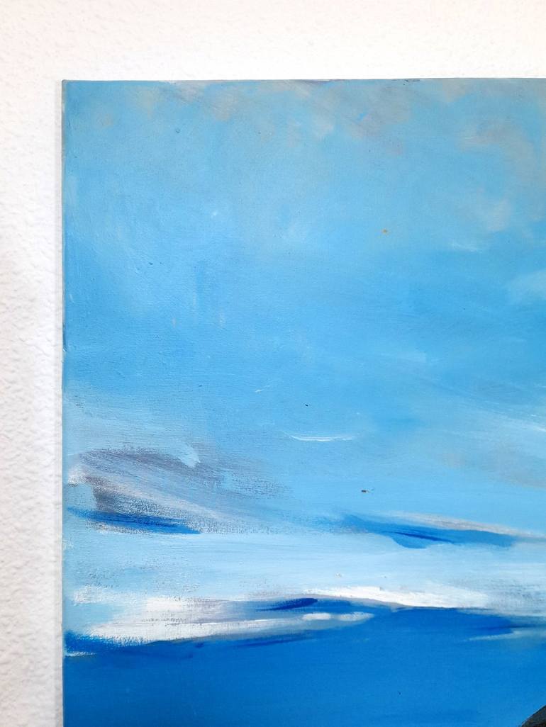 Original Surrealism Seascape Painting by Oleksiy Zhukov