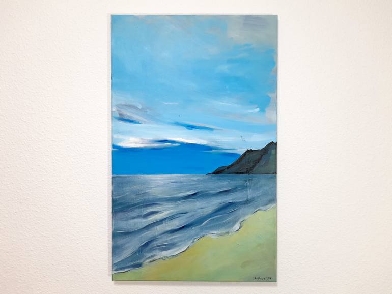 Original Surrealism Seascape Painting by Oleksiy Zhukov