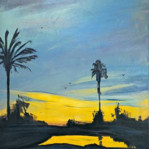 Sunset over Turia