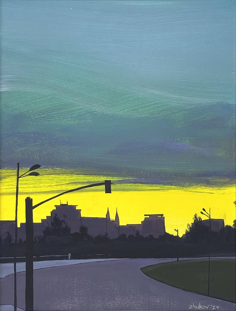 Original Contemporary Landscape Painting by Oleksiy Zhukov