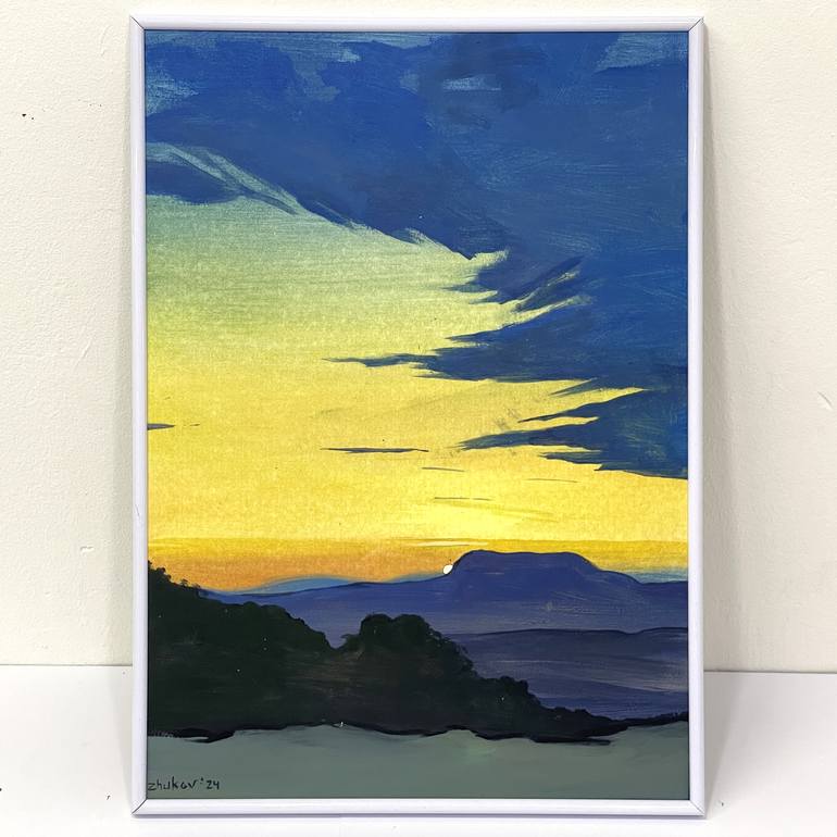 Original Contemporary Landscape Painting by Oleksiy Zhukov