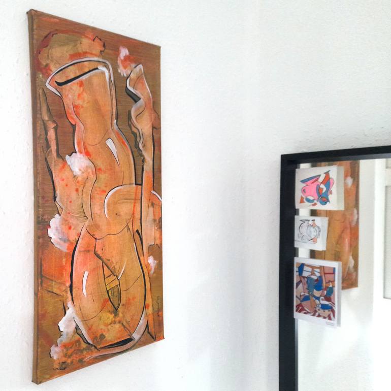 Original Abstract Still Life Painting by Oleksiy Zhukov