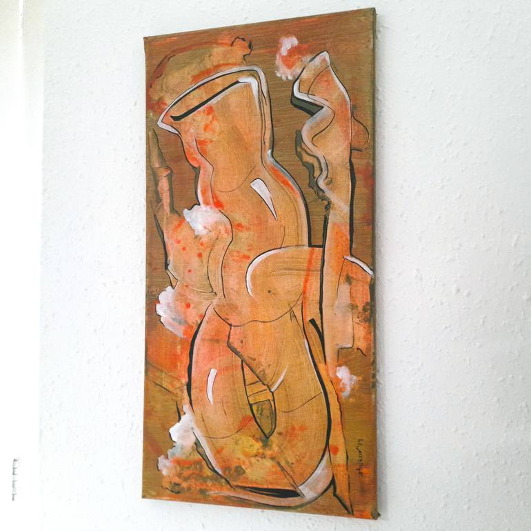 Original Abstract Still Life Painting by Oleksiy Zhukov