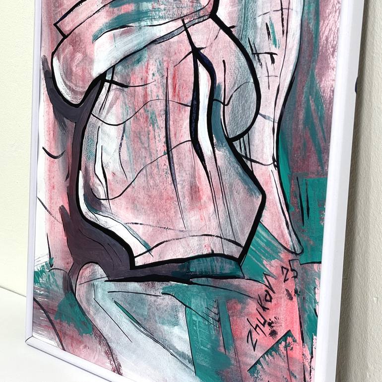 Original Abstract Still Life Painting by Oleksiy Zhukov