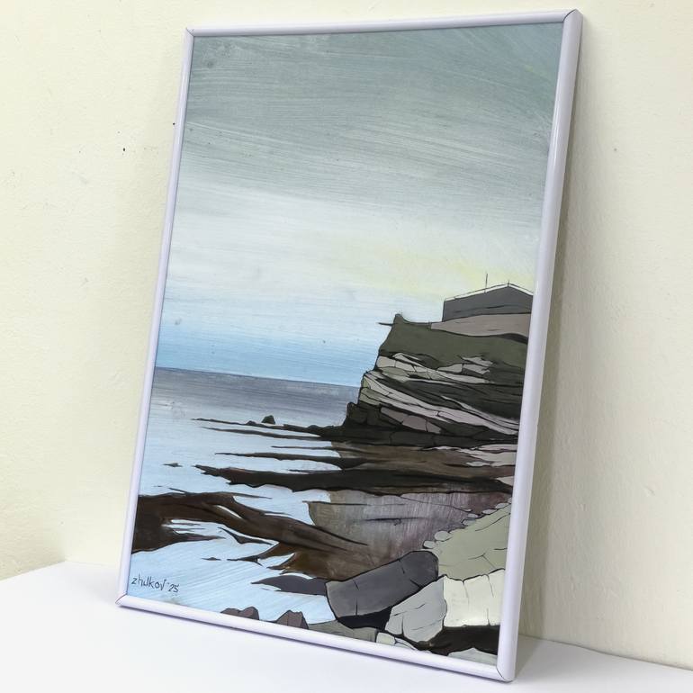 Original Contemporary Seascape Painting by Oleksiy Zhukov