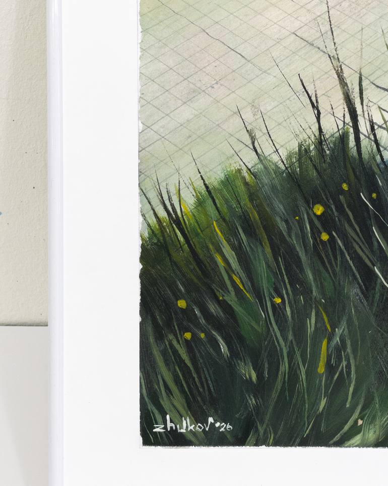 Original Contemporary Floral Painting by Oleksiy Zhukov