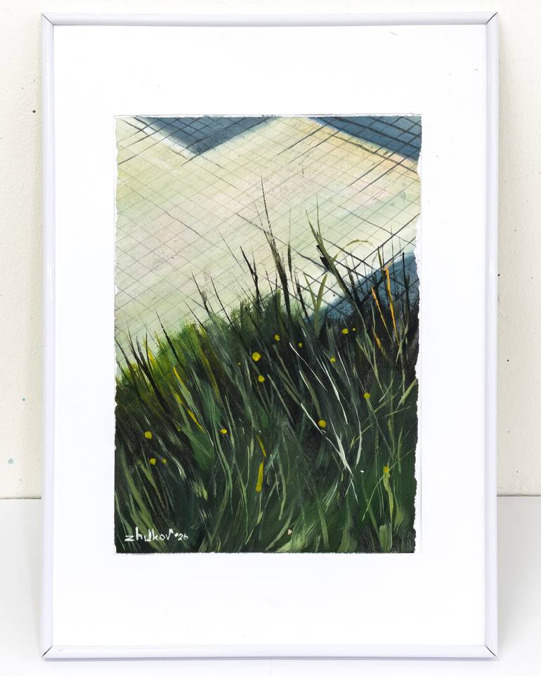 Original Contemporary Floral Painting by Oleksiy Zhukov