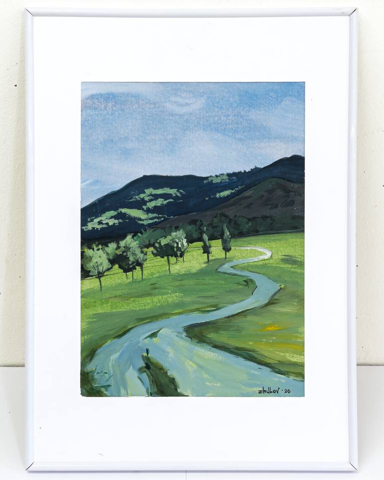 Original Contemporary Landscape Painting by Oleksiy Zhukov