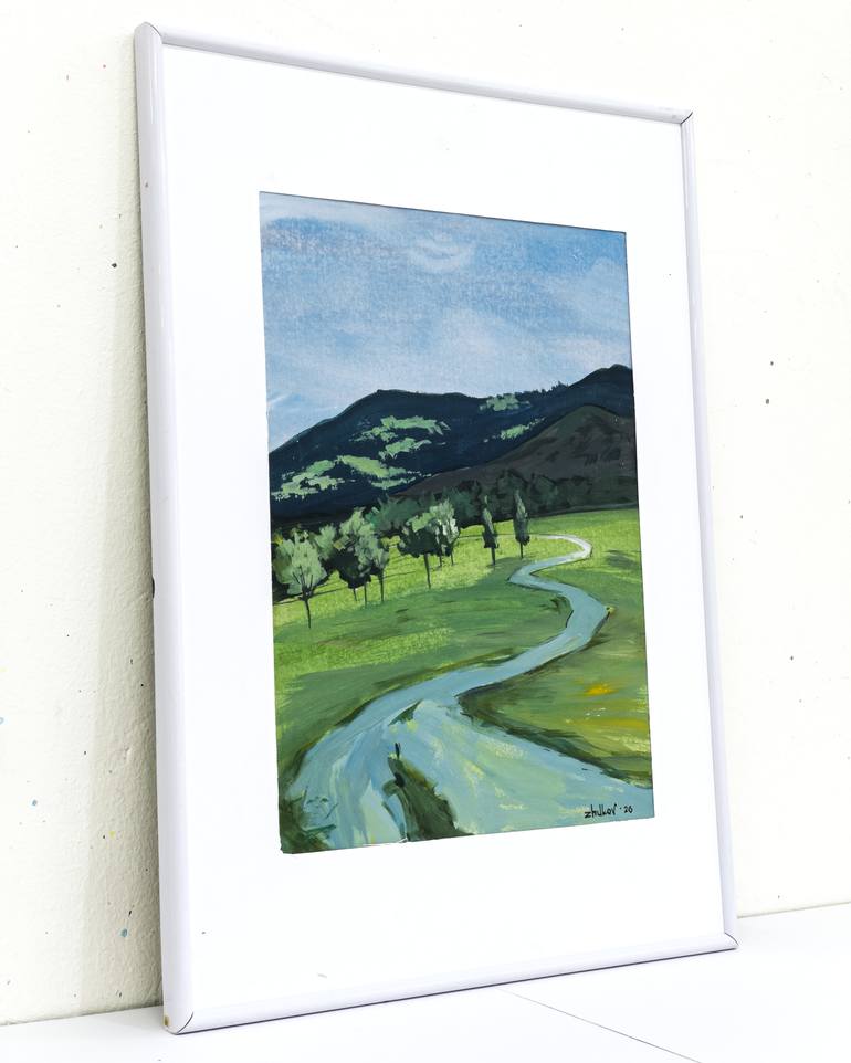Original Contemporary Landscape Painting by Oleksiy Zhukov
