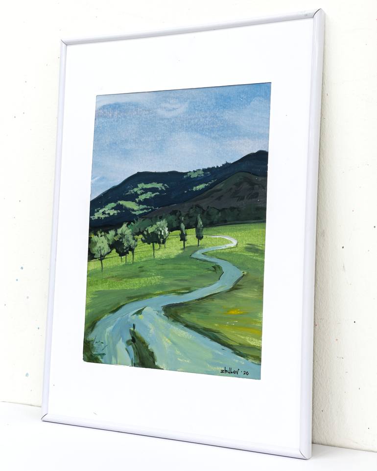 Original Contemporary Landscape Painting by Oleksiy Zhukov