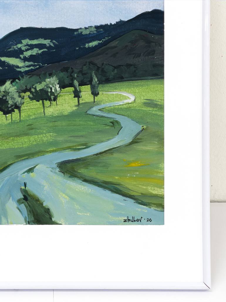 Original Contemporary Landscape Painting by Oleksiy Zhukov