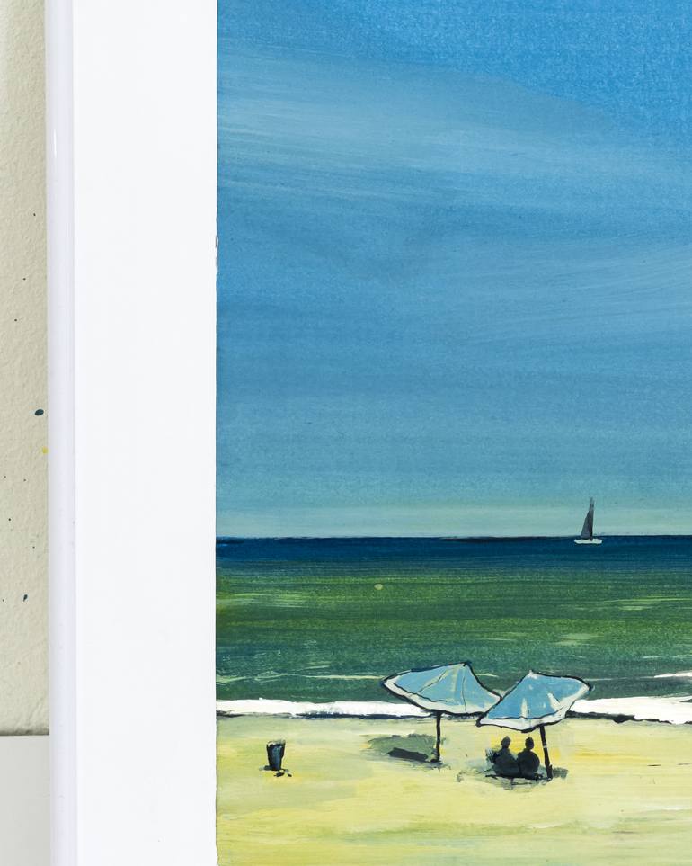 Original Contemporary Beach Painting by Oleksiy Zhukov
