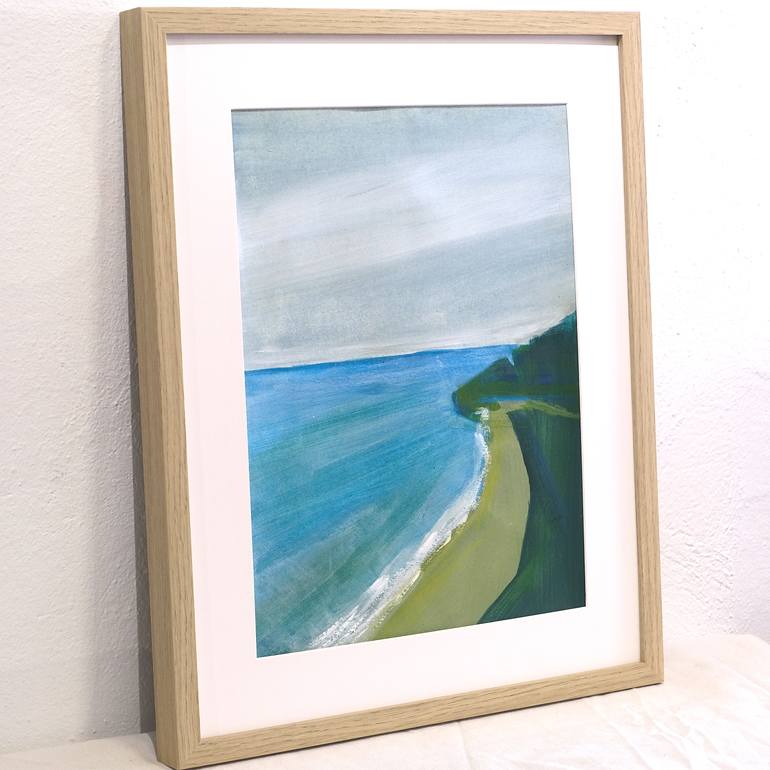 Original Abstract Seascape Painting by Oleksiy Zhukov