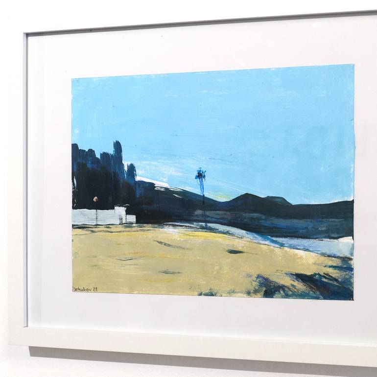 Original Abstract Beach Painting by Oleksiy Zhukov