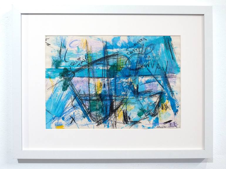 Original Conceptual Abstract Painting by Oleksiy Zhukov