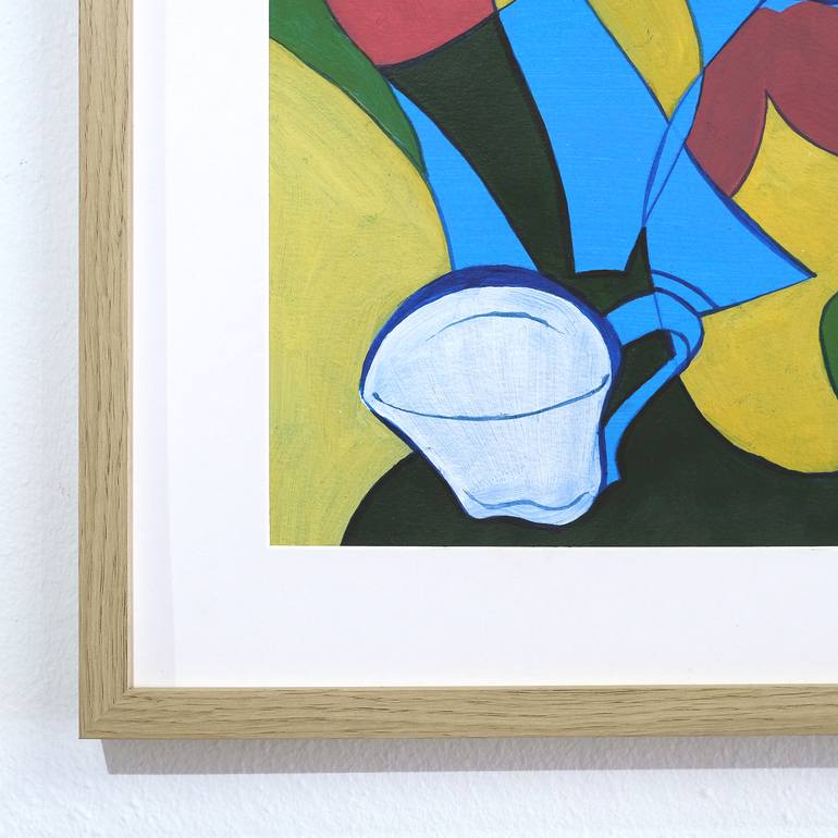 Original Abstract Still Life Painting by Oleksiy Zhukov
