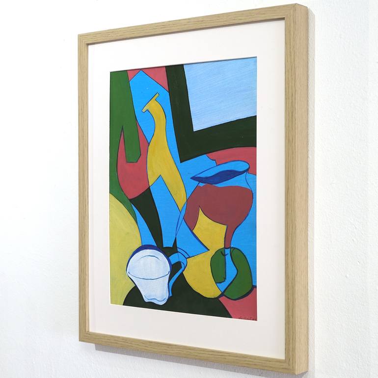 Original Abstract Still Life Painting by Oleksiy Zhukov