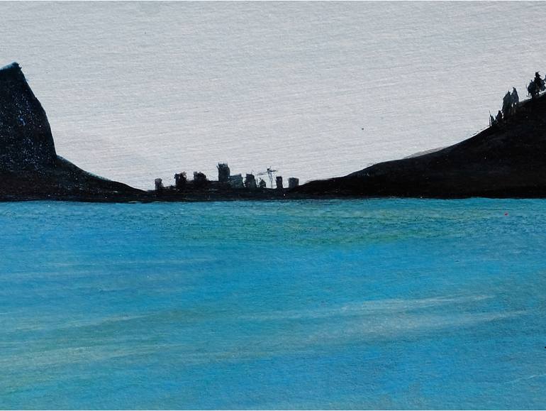 Original Abstract Seascape Painting by Oleksiy Zhukov