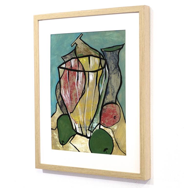 Original Abstract Expressionism Still Life Painting by Oleksiy Zhukov