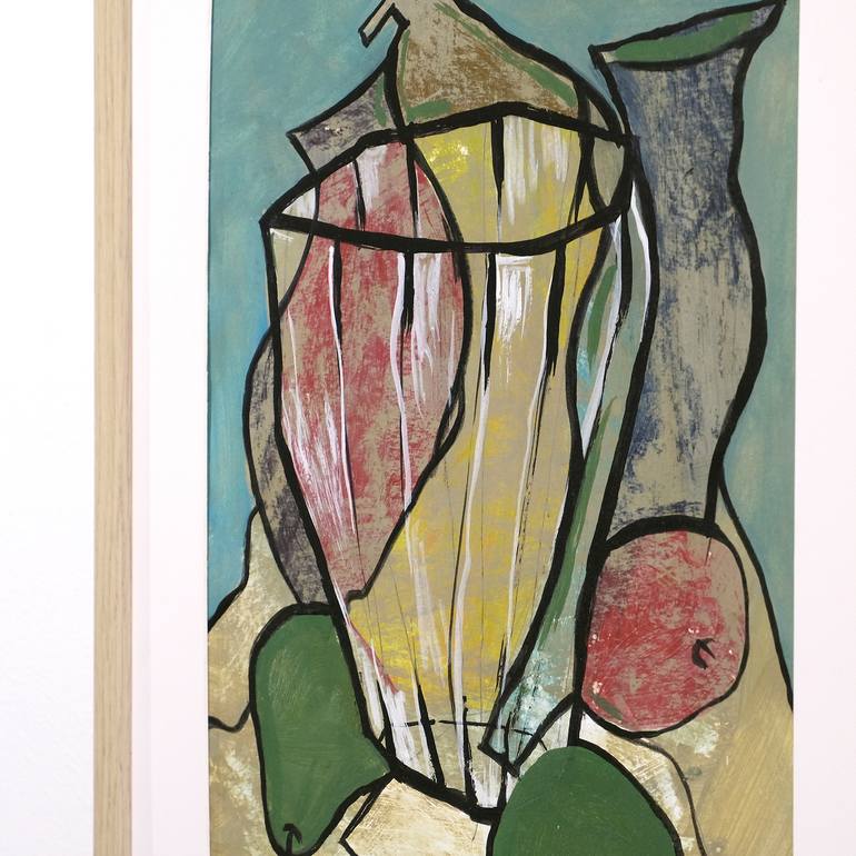 Original Abstract Expressionism Still Life Painting by Oleksiy Zhukov