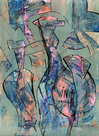 Print of Abstract Expressionism Still Life Paintings by Oleksii Zhukov