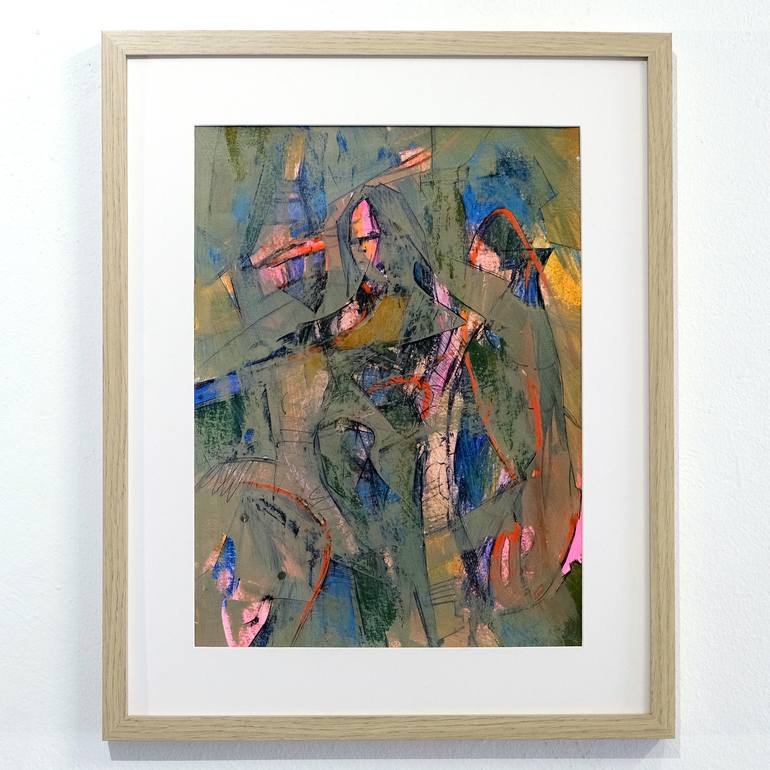 Original Abstract Expressionism Abstract Painting by Oleksiy Zhukov
