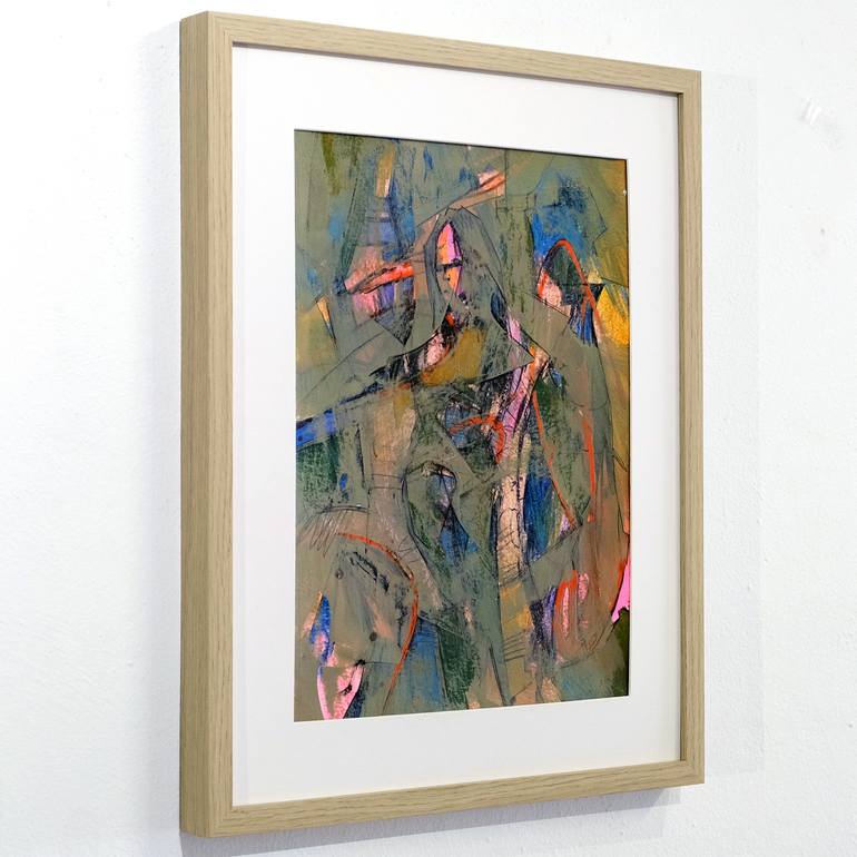 Original Abstract Expressionism Abstract Painting by Oleksiy Zhukov