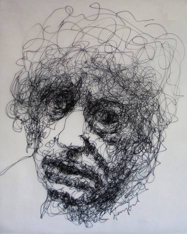 Original Expressionism People Drawings by Harry Kent