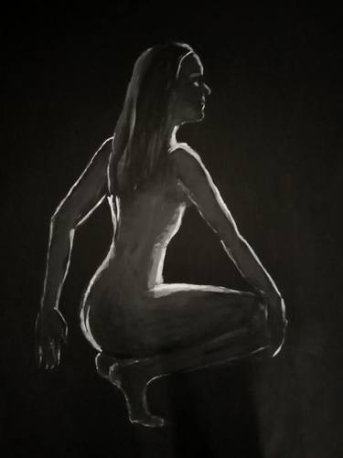 Print of Figurative Nude Paintings by Kinga Hegedűs