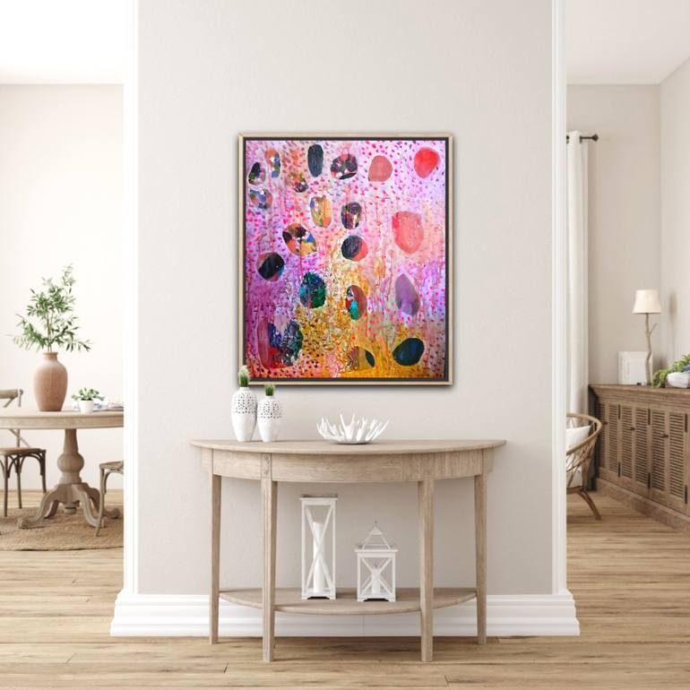 Original Abstract Expressionism Abstract Mixed Media by Alison Aplin