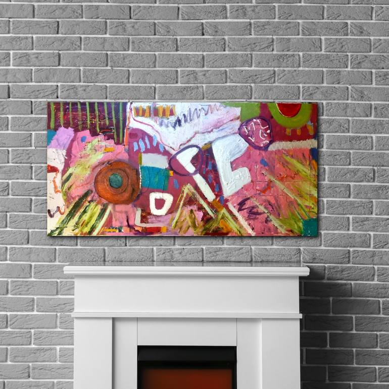 Original Abstract Expressionism Abstract Painting by Alison Aplin