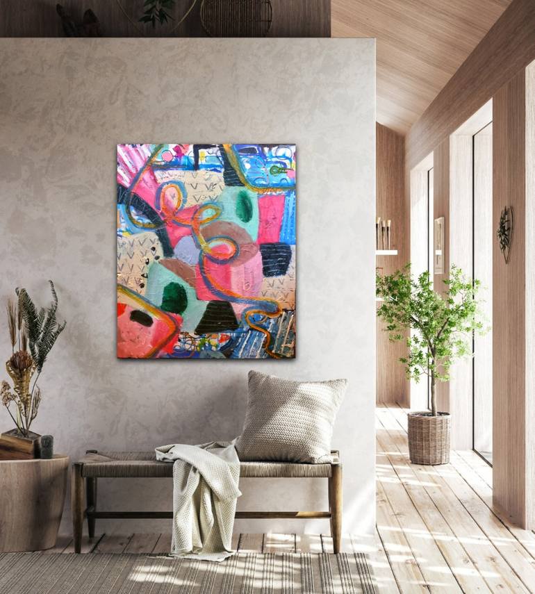 Original Abstract Expressionism Abstract Painting by Alison Aplin