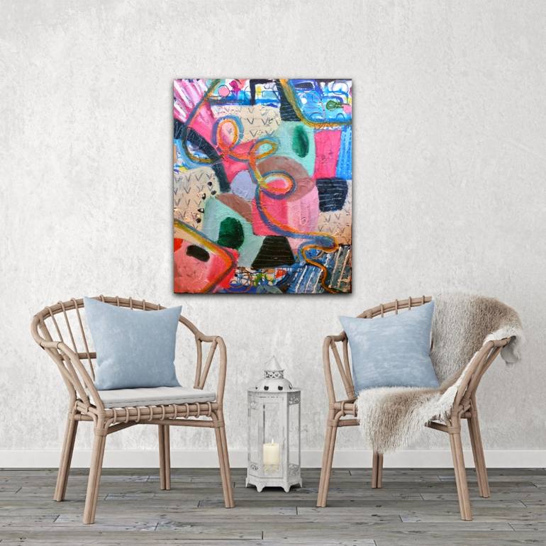 Original Abstract Expressionism Abstract Painting by Alison Aplin