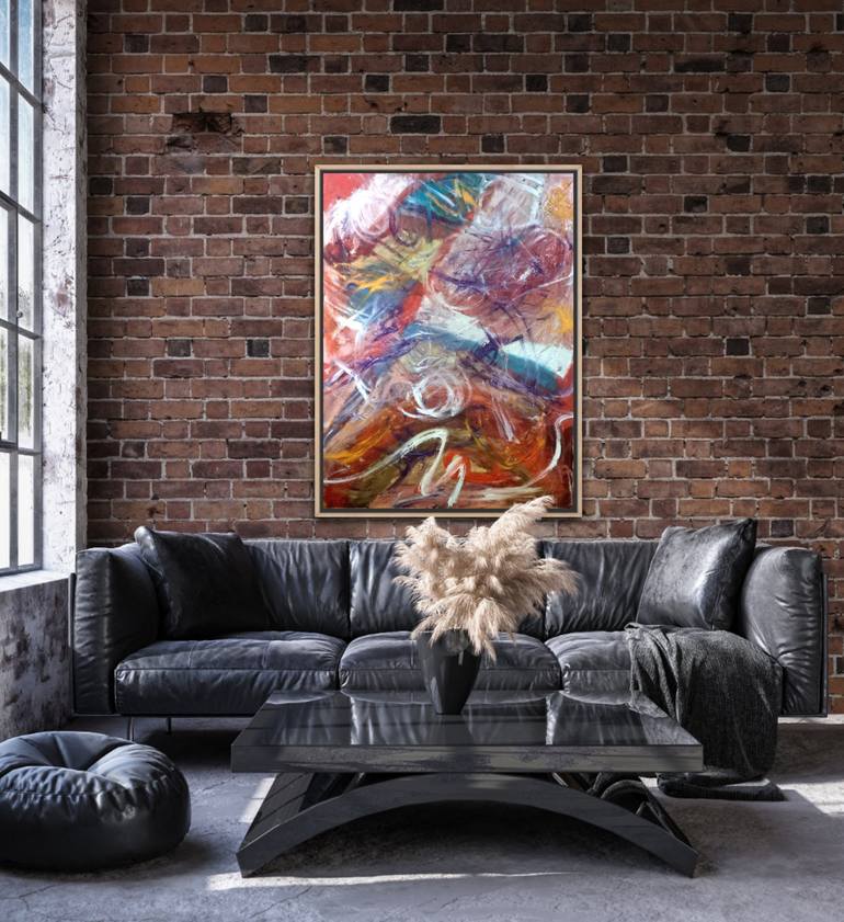 Original Abstract Expressionism Abstract Painting by Alison Aplin