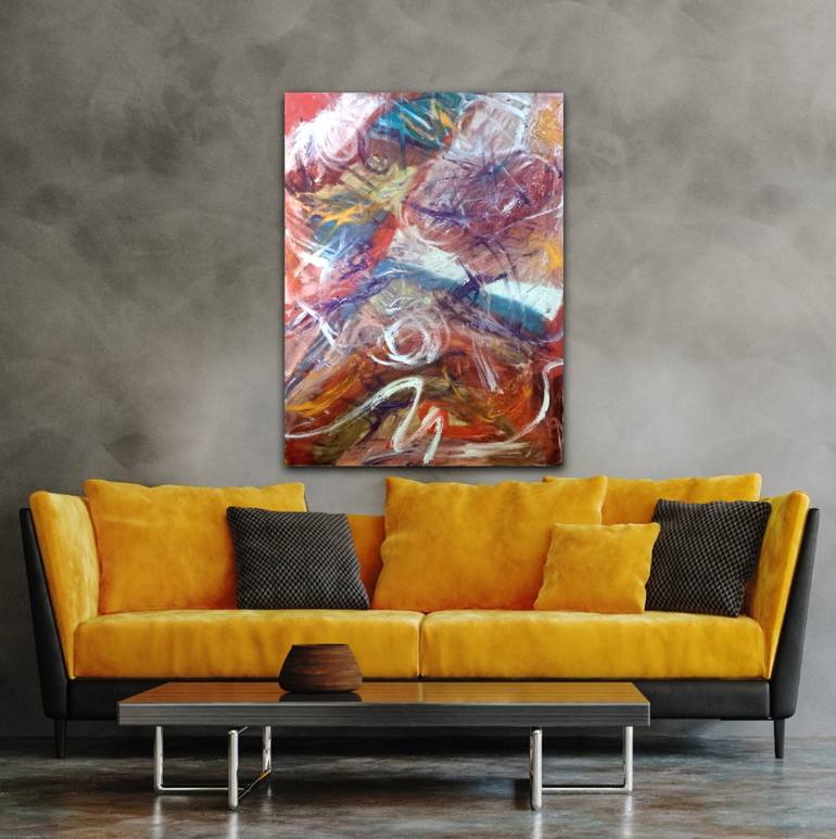 Original Abstract Expressionism Abstract Painting by Alison Aplin