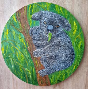 Original Animal Painting by Tata Skritskaia