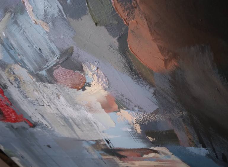 Original Abstract Erotic Painting by Daniele Nessi