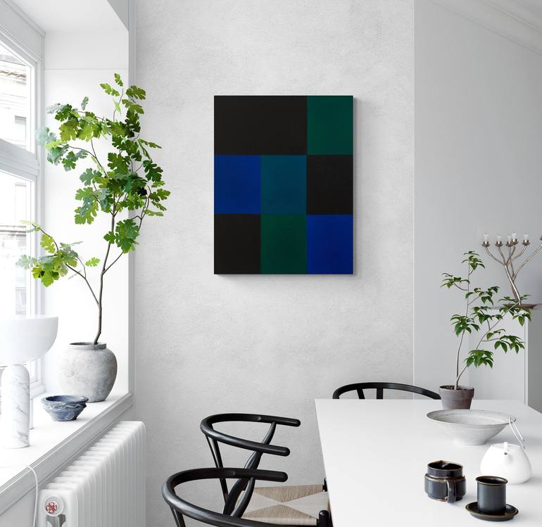 Original Abstract Painting by Klaus Hoffmann