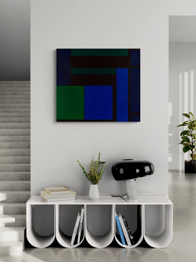 Original Color Field Painting Abstract Painting by Hoffmann Gallery