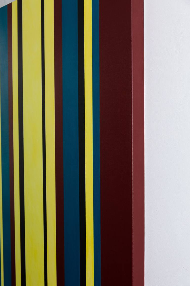 Original Geometric Abstract Painting by Klaus Hoffmann
