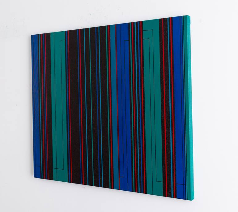 Original Geometric Abstract Painting by Hoffmann Gallery