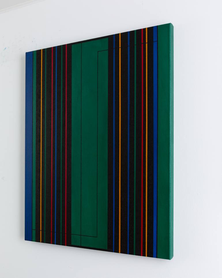 Original Geometric Abstract Painting by Hoffmann Gallery
