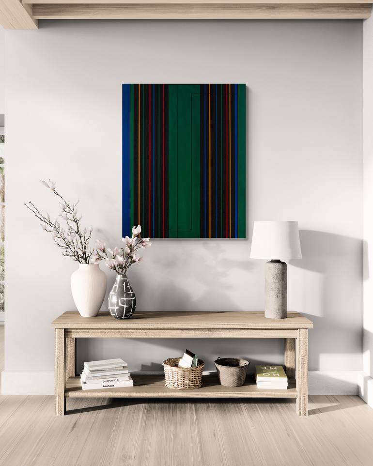 Original Geometric Abstract Painting by Hoffmann Gallery