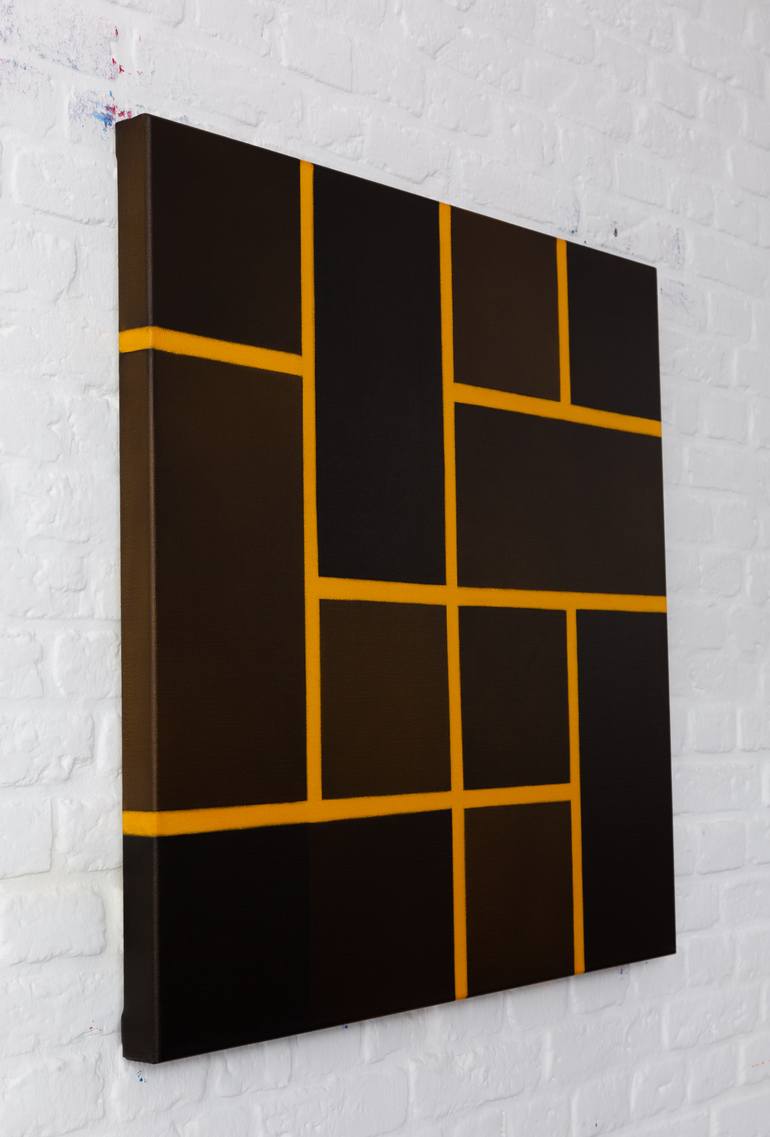 Original Conceptual Abstract Painting by Hoffmann Gallery